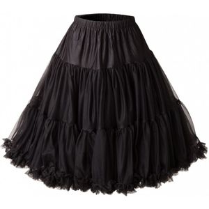 Banned Retro - 50s Petticoat (Zwart)