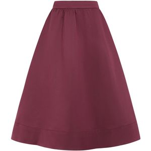 Swing rok - Glamorous - Rood/Bordeauxrood
