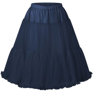 Petticoat - Topvintage Boutique Collection - Blauw/Donkerblauw