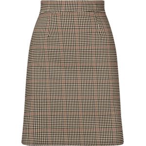 Topvintage - Vintage Chic - A-lijnrok - Zwart/Beige