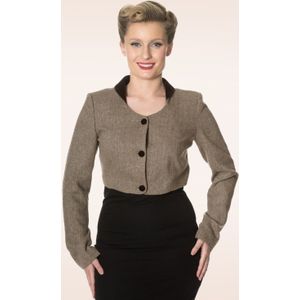 Jacket dames - Banned Retro - Bruin/Beige