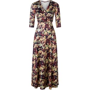 Maxi jurk - Vintage Chic for Topvintage - Rood/Bordeauxrood/Multicolour