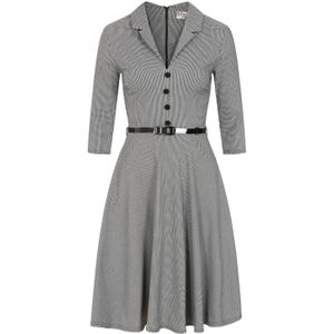 Swing - Vintage Chic for Topvintage - Jurk - Zwart/Wit
