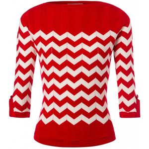 Top - Banned Retro - Wit/Rood