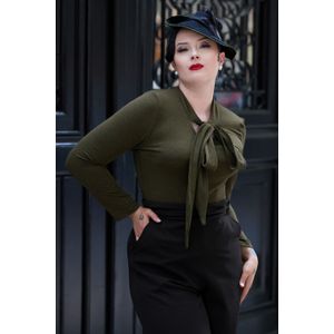 Top - Miss Candyfloss - Groen/Donkergroen