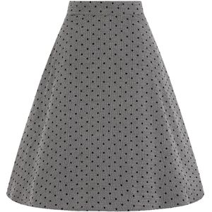 Swing rok - Banned Retro - Zwart/Wit