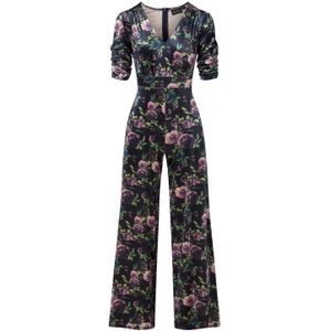 Jumpsuit - Vixen - Blauw/Multicolour - Maat XXL