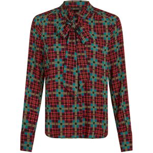 King Louie - Delia Duna - Blouse - Zwart/Multicolour