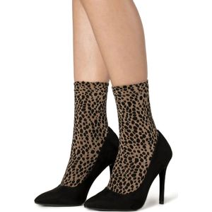 Marcmarcs - Pantykousjes - Zwart/Beige - 70 denier - Enkelhoog