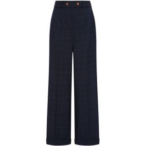 Pantalon dames - Banned Retro - Blauw/Donkerblauw