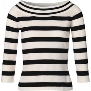 Top - Banned Retro - Zwart/Wit