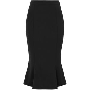 Strakke rok - Glamour Bunny Business Babe - Zwart