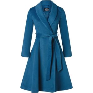 Mantel dames - Hearts & Roses - Blauw