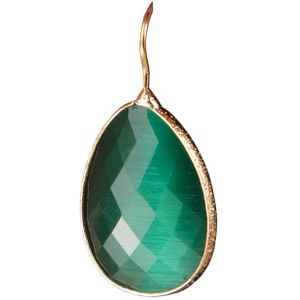 Oorbellen dames - Day&Eve by Go Dutch Label - Groen/Goud