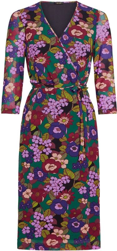 King Louie - Kokerjurk - Groen/Paars/Multicolour - Aansluitend Model