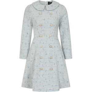 A-lijn jurk - Hearts & Roses - Lichtblauw/Blauw