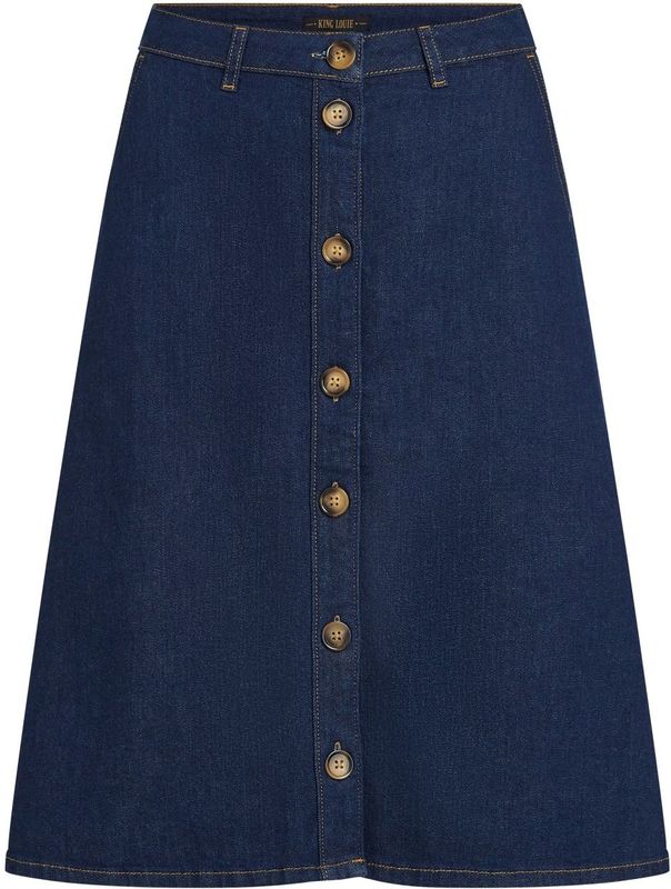 A-lijn rok - King Louie - Blauw/Donkerblauw