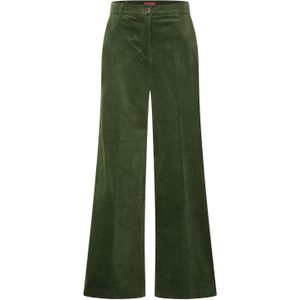 Cloud9 - Pantalon - Groen - Corduroy - Wijde Pijpen
