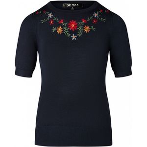 Trui dames - Mak Sweater - Blauw/Donkerblauw