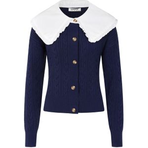 Vest dames - Glamorous - Blauw/Donkerblauw