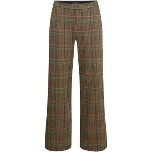 King Louie - Ethel - Pantalon - Zwart/Multicolour - Rechte Wijde Pijpen