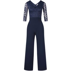 Topvintage - Vintage Chic - Jumpsuit - Blauw