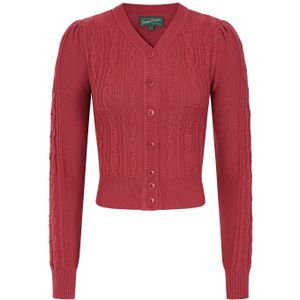 Vest dames - Emmy Design - Rood/Bordeauxrood