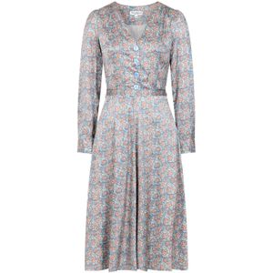 Swing jurk - Very Cherry - Lichtblauw/Blauw/Multicolour