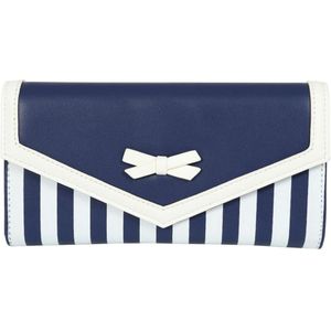 Portemonnee dames - Banned Retro - Blauw/Donkerblauw - Maat One size