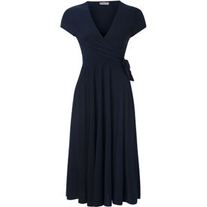 Swing Jurk - Vintage Chic for Topvintage - Blauw - Cocktailjurken