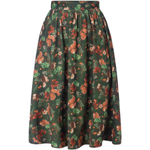 Swing rok - Vixen (Groen/Multicolour)