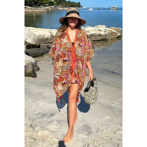 Zonnehoed - Surkana - Bruin/Multicolour - Maat One size