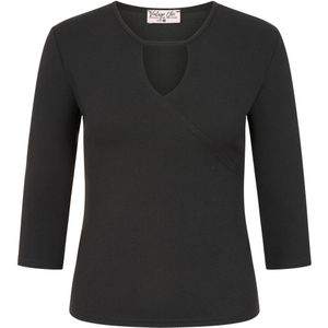 Top - Vintage Chic for Topvintage - Zwart
