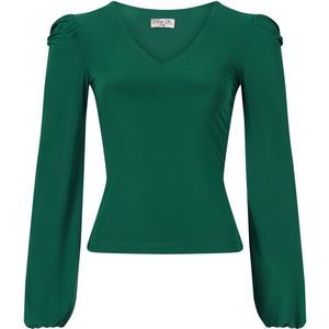 Top - Vintage Chic for Topvintage - Groen/Donkergroen