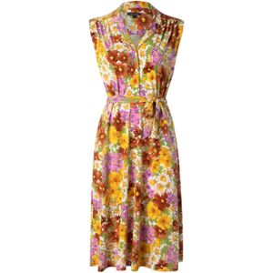 Midi jurk - King Louie - Geel/Multicolour - Maat S