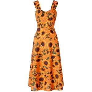 Swing jurk - Vixen (Oranje/Multicolour)