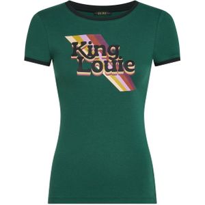 King Louie - T-shirt - Donkergroen - Dames