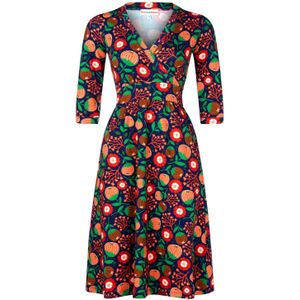 Swing jurk - Cissi och Selma - Blauw/Donkerblauw/Multicolour