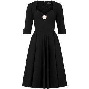 Swing jurk - Vintage Diva - Zwart
