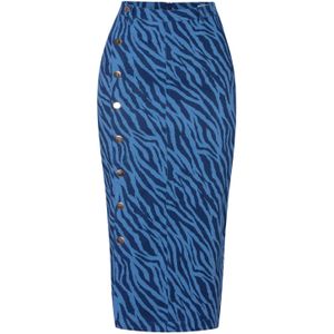 Strakke rok - Minueto (Blauw)