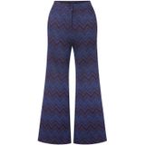 Pantalon dames - Smashed Lemon - Blauw/Multicolour - Maat L