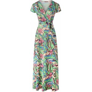 Maxi jurk - Vintage Chic for Topvintage (Groen/Multicolour)