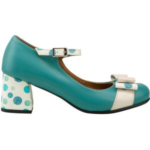 Pumps - Nemonic - Blauw/Turquoise - Maat 40