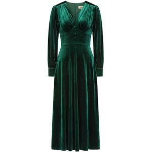 Swing jurk - Timeless - Groen/Donkergroen