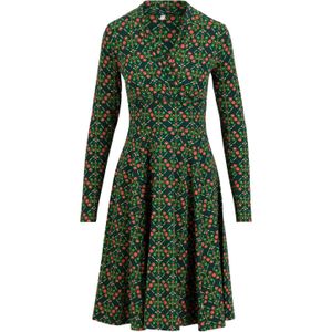 Swing jurk - Blutsgeschwister - Groen/Donkergroen/Multicolour