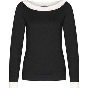 Trui dames - Zilch - Zwart/Wit
