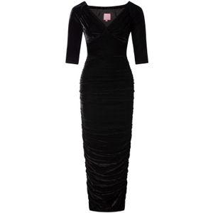 Strakke jurk - Glamour Bunny - Zwart