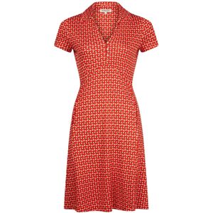 A-lijn jurk - Surkana - Rood/Multicolour - Maat XL