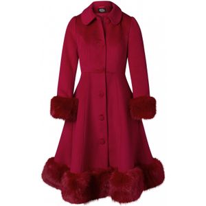 Mantel dames - Hearts & Roses - Rood