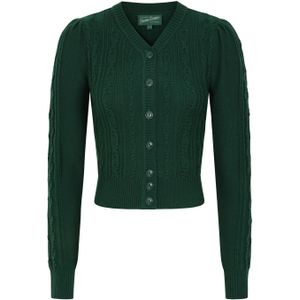 Vest dames - Emmy Design - Donkergroen